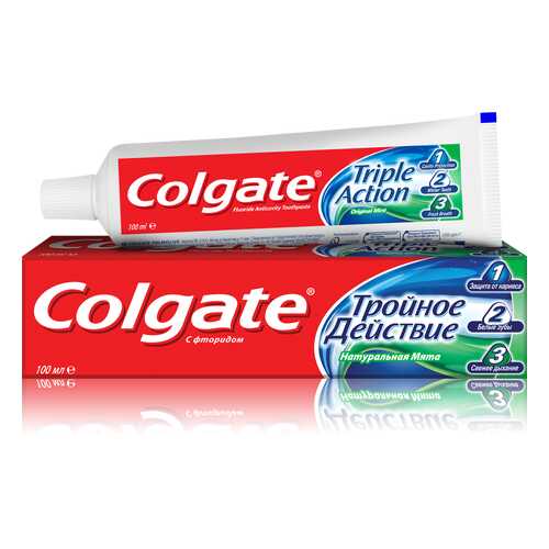 Зубная паста Colgate Тройное действие 100 мл в Улыбка Радуги