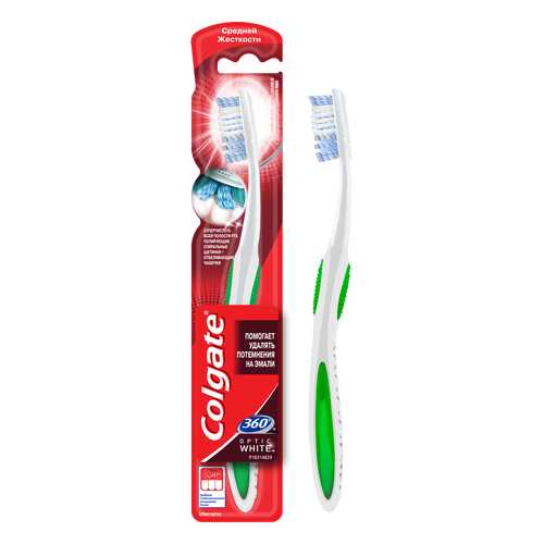 Зубная щетка Colgate 360 Optic White в Улыбка Радуги