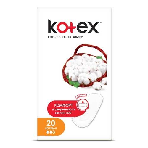 Kotex eжедн нормал, 20 шт. в Улыбка Радуги