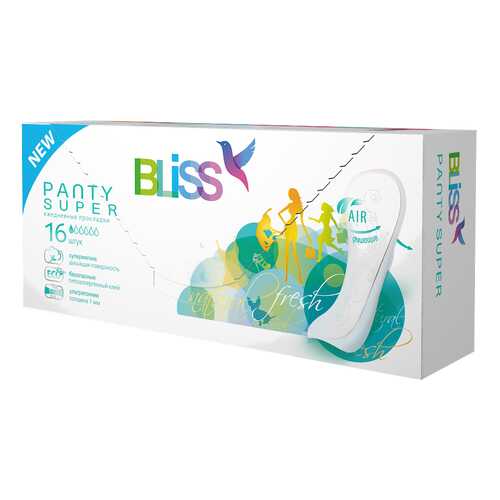 Прокладки Bliss Panty Super Ежедневные 16 шт в Улыбка Радуги