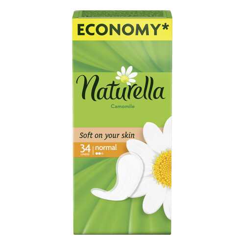 Женские гигиенические прокладки NATURELLA на каждый день Camomile Normal Duo 34шт в Улыбка Радуги