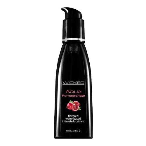 Лубрикант с ароматом граната Wicked Aqua Pomegranate 60 мл. в Улыбка Радуги