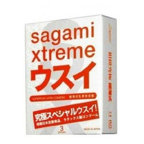 Презервативы Sagami Xtreme Superthin 3 шт. в Улыбка Радуги