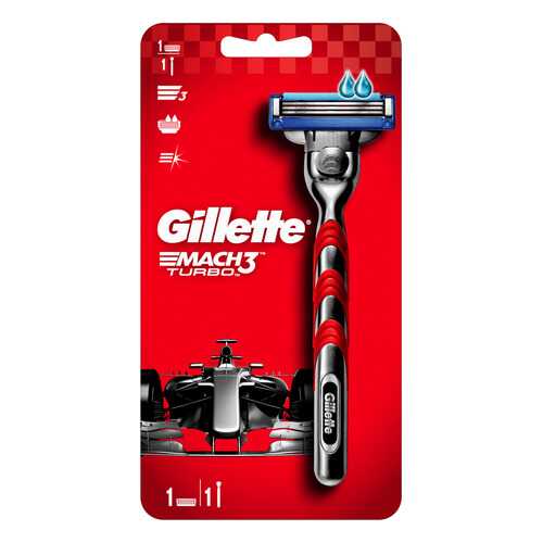 Бритва Gillette MACH3 Turbo с 1 сменной кассетой в Улыбка Радуги