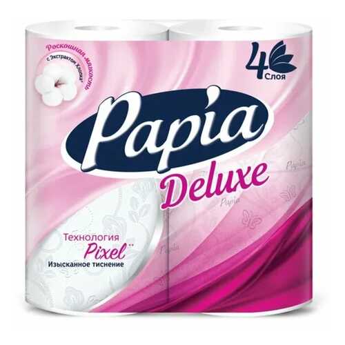 Туалетная бумага Papia Deluxe 4 шт. в Улыбка Радуги