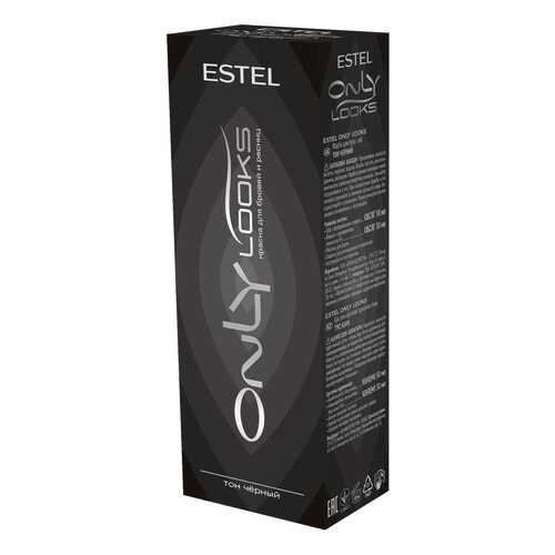 Краска для бровей Estel Professional Only looks Черный в Улыбка Радуги