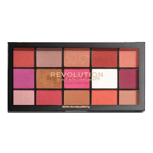 Тени для век Revolution Makeup Re-loaded Eyeshadow Palette Red Alert 1,1 г в Улыбка Радуги