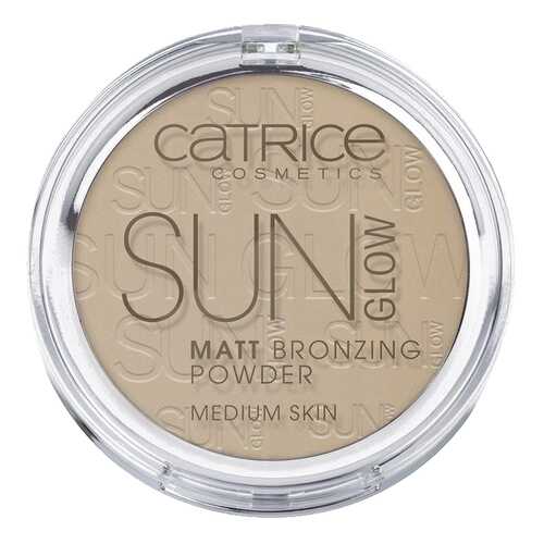 Бронзер для лица Sun Glow Matt Bronzing Powder 030 Medium в Улыбка Радуги