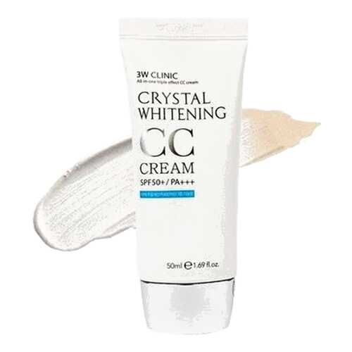 СС средство 3W Clinic Crystal Whitening Glitter Beige 50 мл в Улыбка Радуги