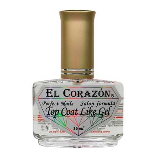 Топ El Corazon Top Coat Like Gel 16 мл в Улыбка Радуги