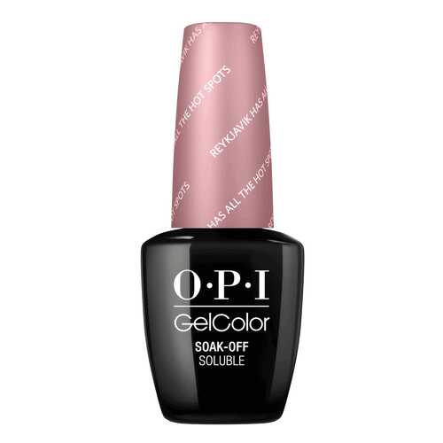 Лак для ногтей OPI Iceland GelColor Reykjavik Has All the Hot Spots 15 мл в Улыбка Радуги