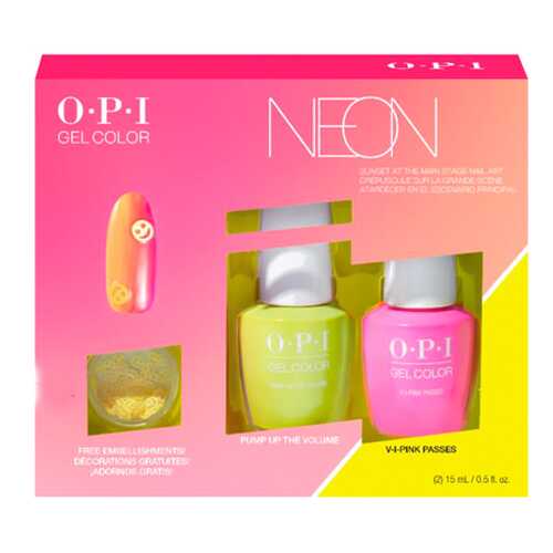 Набор для ногтей Neon Gelcolor Duo Kit 2х15мл в Улыбка Радуги