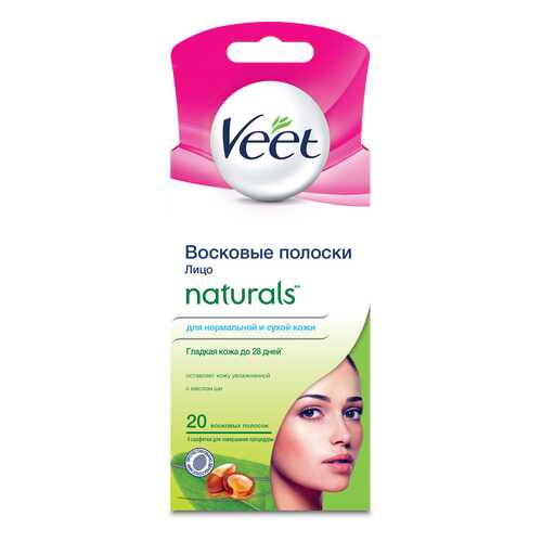 Полоски для депиляции Veet Naturals 20 шт в Улыбка Радуги