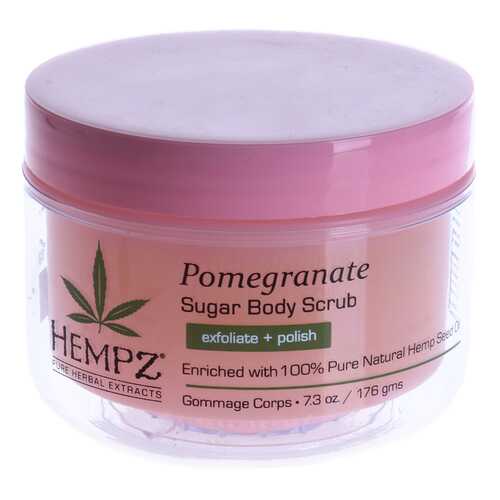 Скраб для тела Hempz Sugar & Pomegranate Body Scrub 176 г в Улыбка Радуги