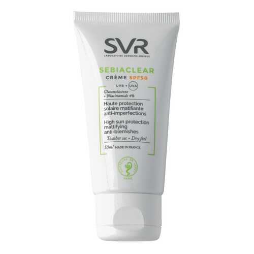 Солнцезащитное средство SVR Sebiaclear SPF50 Для лица 50 мл в Улыбка Радуги