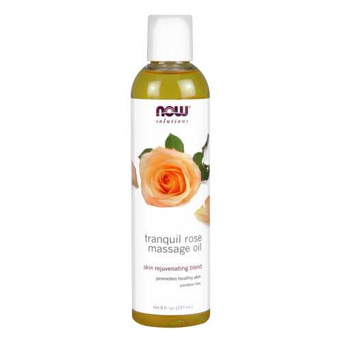 Масло для тела Now Foods Rose Massage 237 мл в Улыбка Радуги