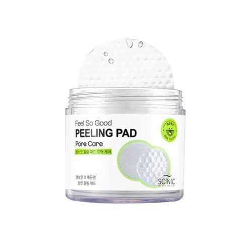 Очищающие салфетки Scinic Feel So Good Peeling Pad (Pore Care) в Улыбка Радуги