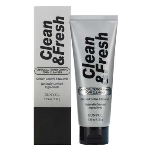 Пенка для умывания Eunyul Clean&Fresh Charcoal Transforming Foam Cleanser 150 г в Улыбка Радуги