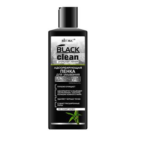 Пенка для умывания Vitex BLACK CLEAN ПЕНКА в Улыбка Радуги