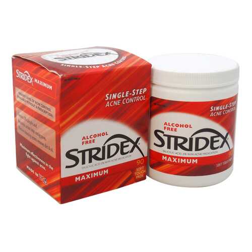 Влажные салфетки Stridex Single-Step Acne Control 90 шт в Улыбка Радуги