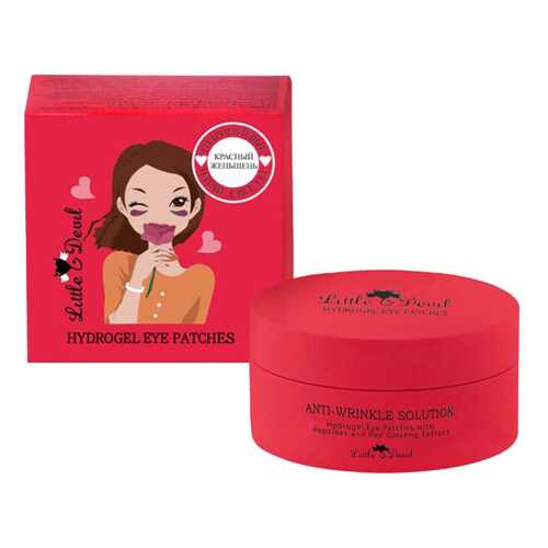 Патчи для век Little Devil Anti-Wrinkle Solution with Peptides&Red Ginseng Extract в Улыбка Радуги