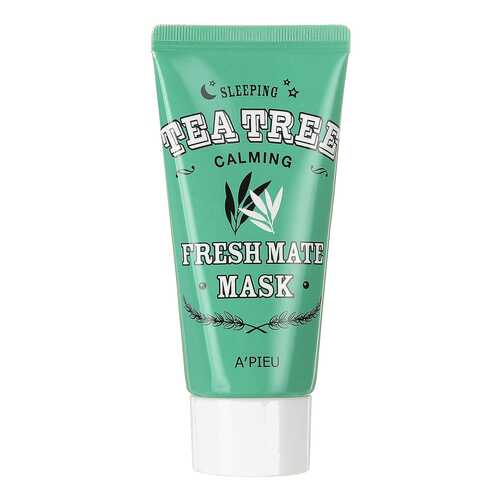 Маска для лица APIEU Fresh Mate Mask Sleeping Tea Tree Calming 50 мл в Улыбка Радуги