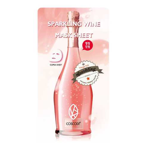 Маска для лица Coscodi Sparkling Wine Mask Sheet Red 817 в Улыбка Радуги