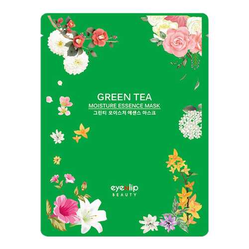 Маска для лица Eyenlip Green Tea Oil Moisture Essence Mask 25 мл в Улыбка Радуги