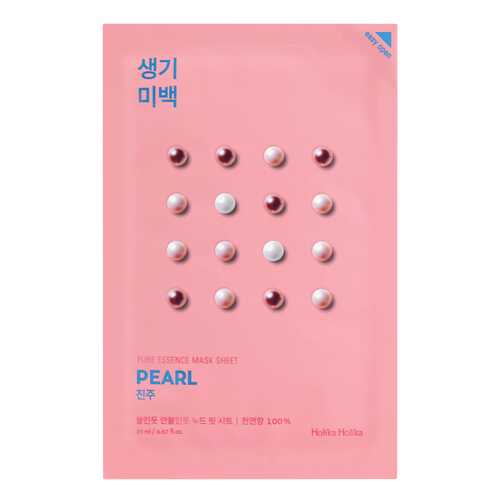 Маска для лица Holika Holika Pure essence Mask Sheet Pearl 20 мл в Улыбка Радуги