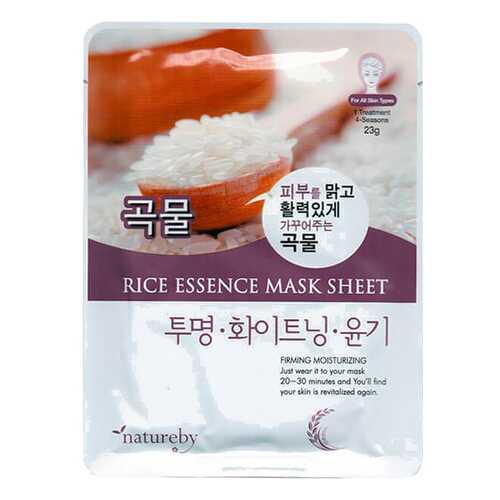 Маска для лица Natureby Rice Essence Mask Sheet 23 г в Улыбка Радуги