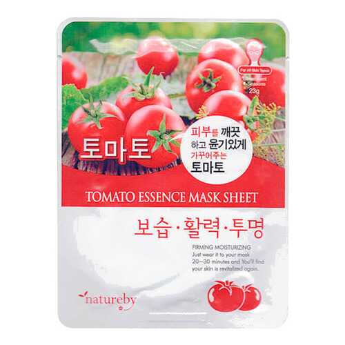Маска для лица Natureby Tomato Essence Mask Sheet 23 мл в Улыбка Радуги