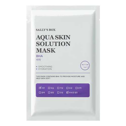 Маска для лица Sallys Box Aqua Skin Solution Mask BHA 22 мл в Улыбка Радуги