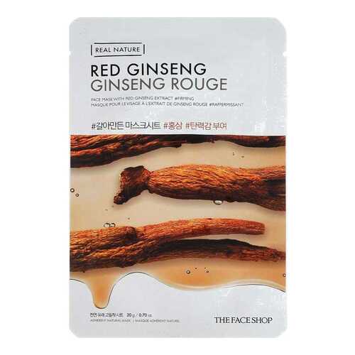 Маска для лица The Face Shop Real Nature Red Ginseng Face Mask 20 г в Улыбка Радуги