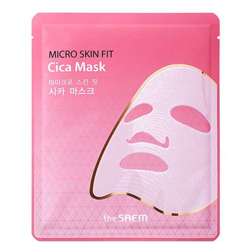 Маска для лица The Saem Micro Skin Fit Cica Mask 27 г в Улыбка Радуги