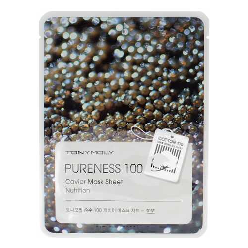 Маска для лица Tony Moly Pureness 100 Caviar Mask Sheet 21 мл в Улыбка Радуги