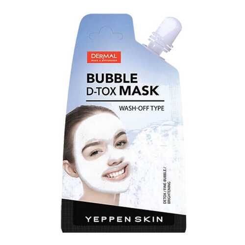 Маска для лица Yeppen Skin Bubble D-Tox Mask 25 мл в Улыбка Радуги