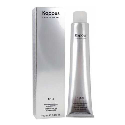 Краска для волос Kapous Professional Hyaluronic Acid Серебро 100 мл в Улыбка Радуги