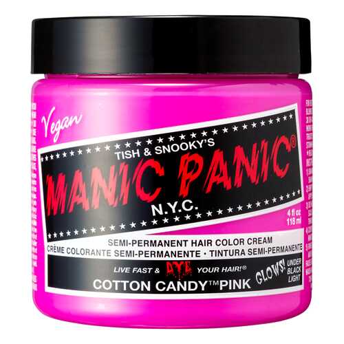 Краска для волос Manic Panic Classic Creme Cotton Candy Pink 118 г в Улыбка Радуги