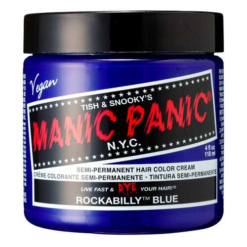 Краска для волос Manic Panic Classic Creme Rockabilly Blue 118 г в Улыбка Радуги