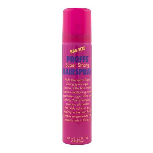 Лак для волос Proffs Super Strong Hairspray 80 мл в Улыбка Радуги