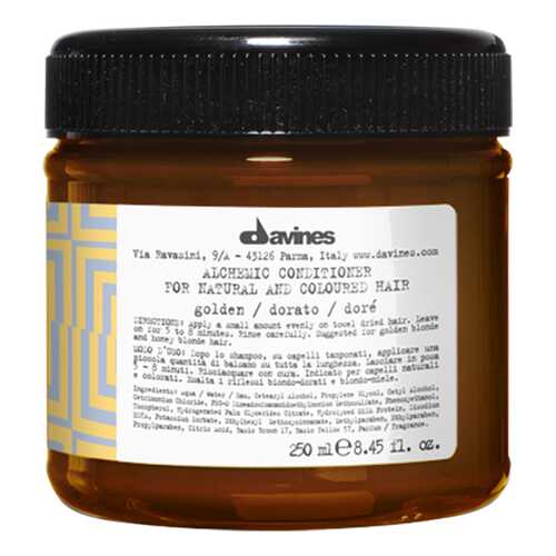 Кондиционер для волос Davines Alchemic Conditioner Golden 250 мл в Улыбка Радуги