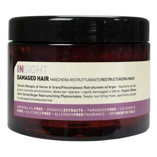 Маска для поврежденных волос Insight Damaged Hair 500 мл в Улыбка Радуги